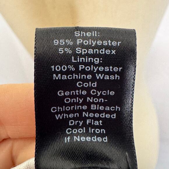 Ann Taylor Black White Striped Belted Sheath Dress Medium Work Cocktail - Picture 5 of 6